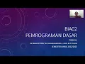 Pemrograman Dasar 01 Pengenalan Java dan Python