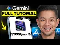 Gemini 3 - Full Tutorial 2026 How To Build an ENTIRE App In Minutes