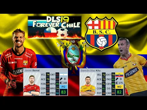 Download MP3 🔥 PLANTILLA DEL BARCELONA SC🇪🇨2023⚽🏆PARA EL DLS 19, CON SUS POSICIONES Y ESTATURAS REALES!🎉🎊🔥