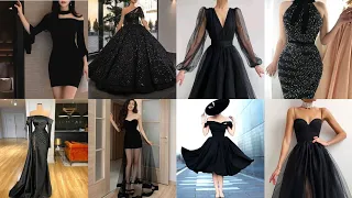 فساتين سهره2021 باللون الاسود فساتين سواريه2021 Black Evening Dresses 