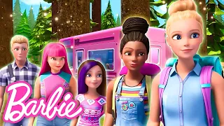 go camping with barbie u0026 friends compilation