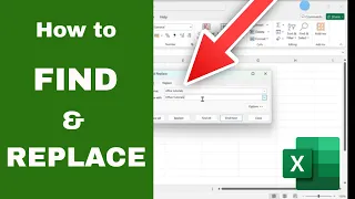 How to FIND REPLACE Text in Excel Tutorial