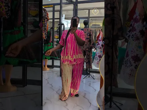 Stunning batiki two pieces viscose set #latestafricaprint #latestafricaprint #zamakalefashion