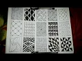 15 Zentangle patterns Part1 doodle patterns Zentangle art tutorial draw with vishakha