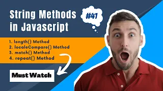 Length LocaleCompare Match Reduce Method in JavaScript Eposide