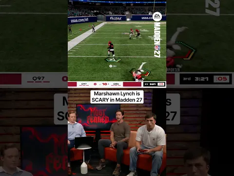 Marshawn Lynch is SCARY in #Madden27
