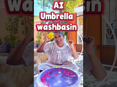AI vs Me 🥊 Umbrella 🌂 Washbasin DIY 😱 ( Part-3 ) #shorts #youtubeshorts #trending #viral #diy
