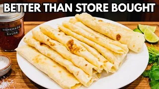 5 Minutes, 5 Ingredients! Why Your Homemade Tortillas Are Tough (And How To Fix It!)