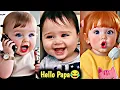 Baby Laughing Out Loud 😂 | Cutest Hello Papa Moment 😍 | Viral Baby Video 2025 • Try Not to Laugh