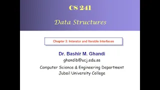Chapter 3 Iterator Iterable Interfaces