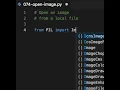 A simple example of opening and displaying an image file using the Python Image Library PIL