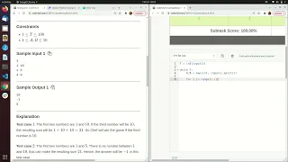 Codechef Starter Feb 2022 BLACKJACK Python