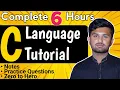 C Language Tutorial for Beginners with Notes Practice Questions
