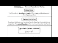 Algebra 2 Notes 2 12 Parent Functions Part 3