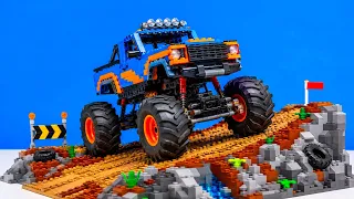LEGO City Motorcycle Transport Truck Build Challenge!