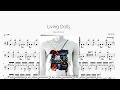 Download Lagu Living Dolls【One Ok Rock】動態鼓譜 ドラム楽譜