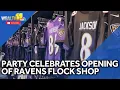 Ravens host fan party to open new team store