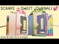 I Turned My SCRAPS Into This Sweet Little Journal Vicki Boutin Bold Bright