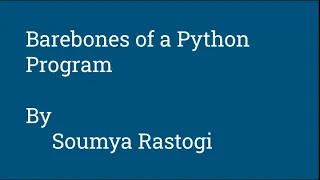 of a Python Program
