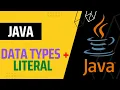Java Data Types Literal