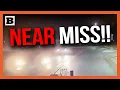 NEAR MISS Trooper Dodges RUNAWAY CAR Before It Crashes into Gas Station