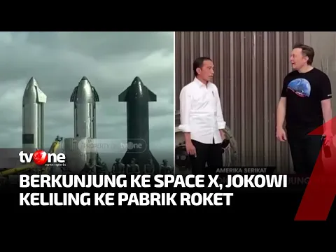 Berkunjung Ke SpaceX, Presiden Jokowi Disambut Hangat Elon Musk