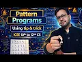 Java Pattern Program with Ninja technique Icse 10th 11th by YP Computer Classes