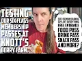 Testing our Six Flags Membership Benefits at Knott s Berry Farm