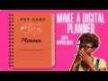 How to Make a Digital Planner with Hyperlinks in Canva Step-by-Step Tutorial