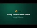 Using your student portal