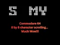 Ep 10 - Commodore 64 6502 tutorial Let s create an 8x8 scroller in machine language