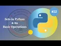 Sets in Python - Basic Operations of Sets