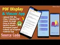How to display PDF in android studio PDF Viewer in android app