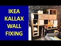 How to mount Ikea Kallax on the wall