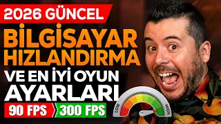 🚀BİLGİSAYAR HIZLANDIRMA VE EN İYİ OYUN FPS AYARLARI 🖥️ 2026 GÜNCEL | UNLOST FPS ARTTIRMA