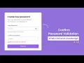 Confirm Password Validation Using Html Css And Javascript Code With Harsh