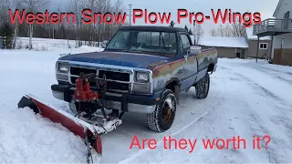 Snow Plow Wings extend the width of your plow