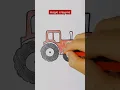 coloring page tractor