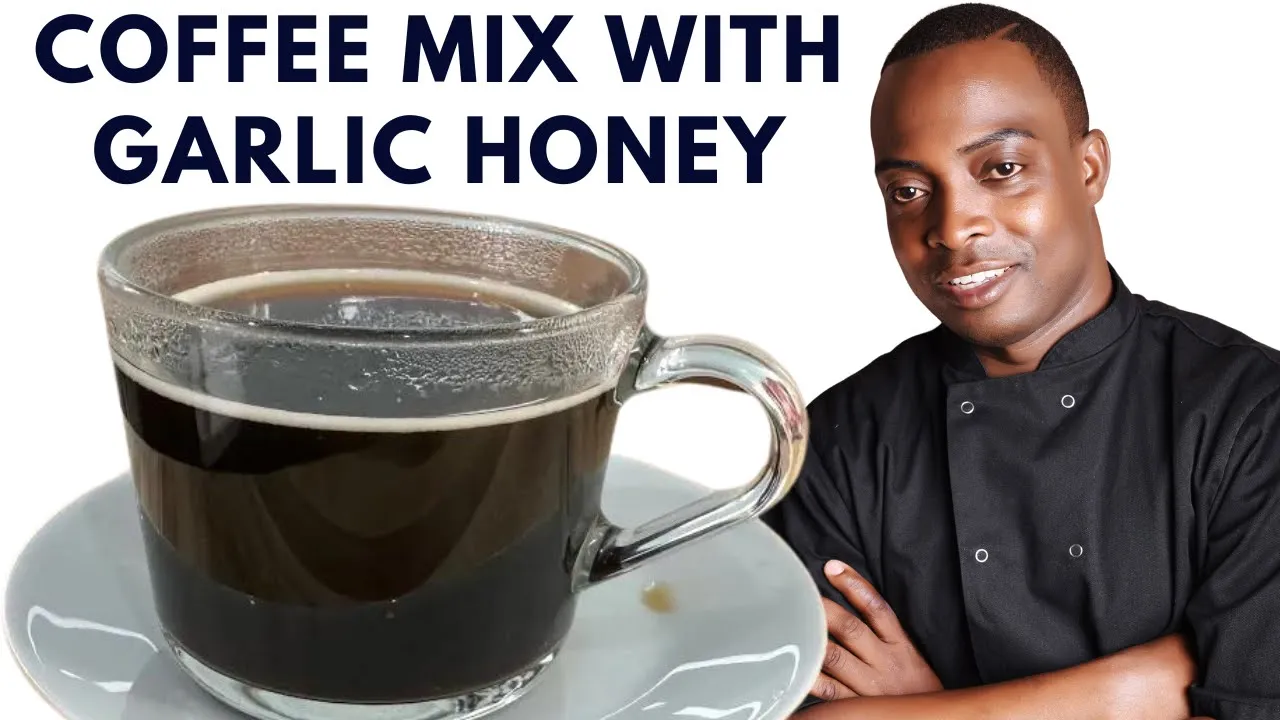 Coffee mix with garlic, honey, Homemade vegan! A big secret that no one will tell you!!