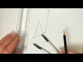 Geometric Construction Reflection using compass and straightedge