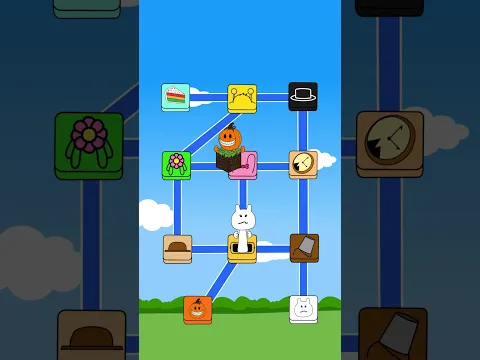 Chase Challenge - Pumpkinity VS Gubby #shorts #fananimation #2d #sprunki #sprunkioc