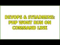 DevOps SysAdmins php wont run on command line