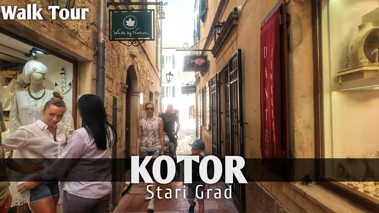 Kotor - Montenegro 🇲🇪  Old Town WALK | Kotor Stari Grad