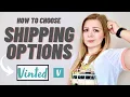 How To Choose Your SHIPPING OPTIONS On Vinted Tutorial Explained