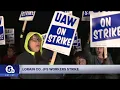 Workers with Lorain County Job and Family Services go on strike