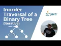 Iterative Inorder traversal of a Binary Tree in Java