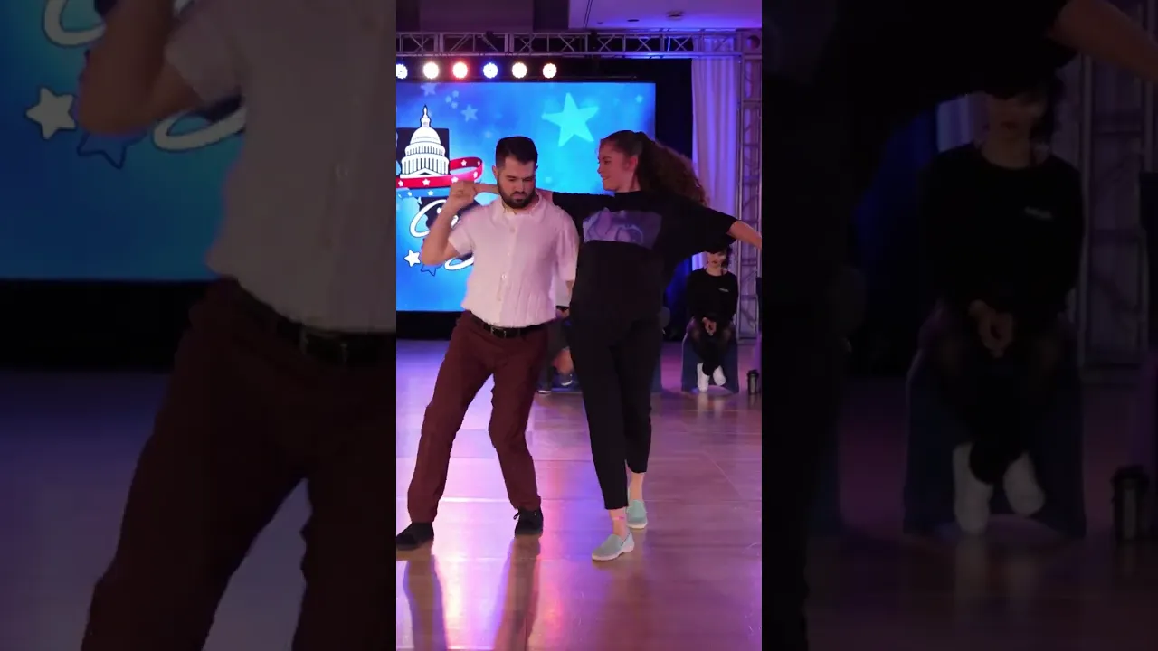 🕺West Coast Swing Improv Freestyle Dance by Ben Morris & Lizzy Span - Song 2