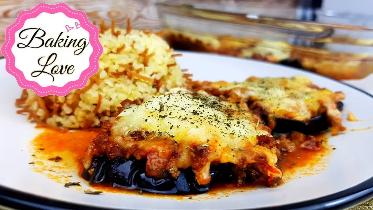 
          
          
          
            
            Mega Lecker: Überbackene Aubergine mit Hackfüllung I gefüllte Aubergine I Karniyarik mal anders
          
        . 