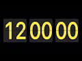 12 hour timing Timer alarm flip clock