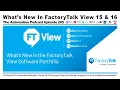 What s New In FactoryTalk View v15 and v16